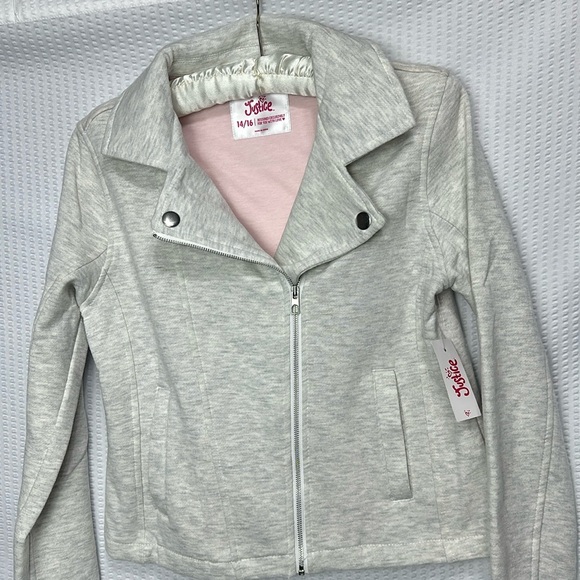 NWT Justice Jacket Gray size 14/16 - Picture 9 of 16